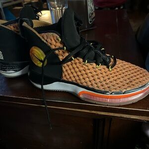 Nike Frank Rudy Black and Brown Athletic Sneakers